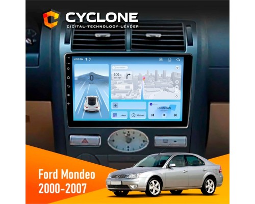 Штатна магнітола Ford Mondeo 2000-2007 Climate Cyclone C9-012 4x64 DSP 4G 