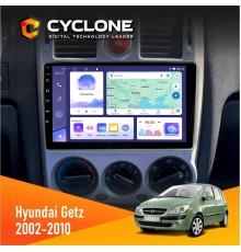 Штатна магнітола Hyundai Getz 2002-2010 Cyclone C9-011 4x64, DSP