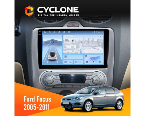 Штатна магнітола Ford Focus 2 2005-2011 Climate Cyclone C9-012 4x64 DSP 4G 