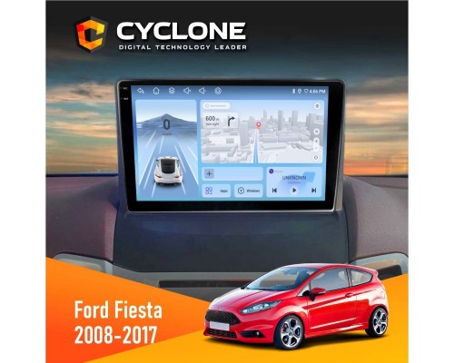 Штатна магнітола Ford Fiesta 2008-2017 Cyclone C9-012 4x64 DSP 4G 