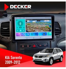 Штатна магнітола KIA Sorento 2009-2012 Decker D10-009 4x64, DSP, 4G, 2k
