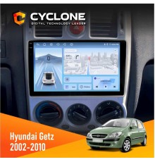 Штатна магнітола Hyundai Getz 2002-2010 Cyclone C9-012 4x64 DSP 4G