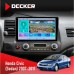 Штатна магнітола Honda Civic 2007-2011 (Sedan) Decker D10-009 4x64, DSP, 4G, 2k 