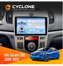 Штатна магнітола KIA Cerato (TD) 2009-2012 Climate Cyclone C9-012 4x64 DSP 4G