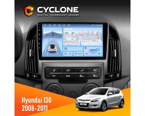 Штатна магнітола Hyundai i30 (FD) 2008-2011 Cyclone C9-012 4x64 DSP 4G 