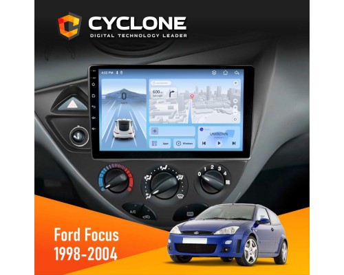 Штатна магнітола Ford Focus 1998-2004 Cyclone C9-012 4x64 DSP 4G 