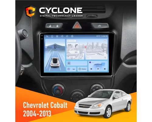 Штатна магнітола Chevrolet Cobalt 2004-2013 Cyclone C9-012 4x64 DSP 4G 