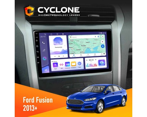 Штатна магнітола Ford Fusion 2013 Cyclone C9-011 4x64, DSP 