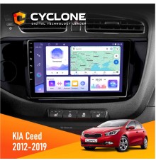 Штатна магнітола KIA Ceed 2012-2019 Cyclone C9-011 4x64, DSP