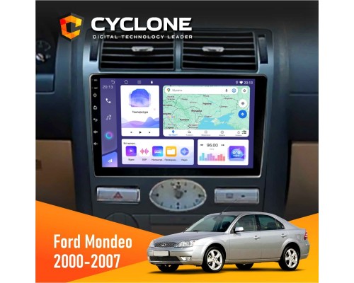 Штатна магнітола Ford Mondeo 2000-2007 Climate Cyclone C9-011 4x64, DSP 