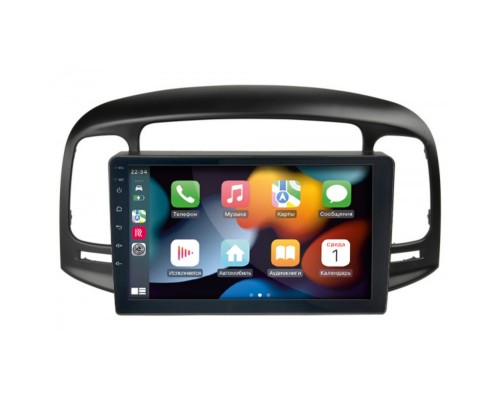 Штатна магнітола Hyundai Accent 2006-2012 Black Cyclone C9-012 4x64 DSP 4G 