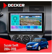 Штатна магнітола Suzuki Swift 2004-2010 Decker D10-009 4x64, DSP, 4G, 2k