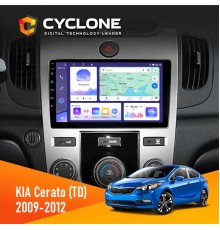 Штатна магнітола KIA Cerato (TD) 2009-2012 Cyclone C9-011 4x64, DSP