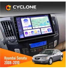 Штатна магнітола Hyundai Sonata 2008-2010 Climate Cyclone C9-011 4x64, DSP