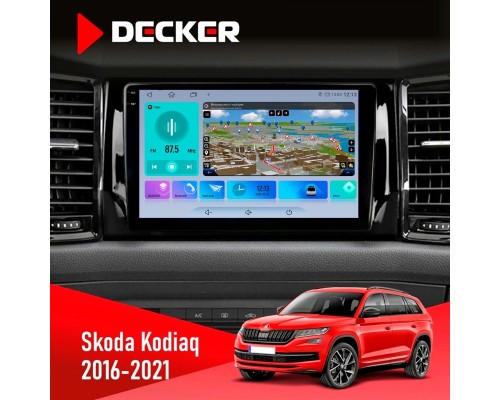 Штатна магнітола Skoda Kodiaq 2016-2021 Decker D10-009 4x64, DSP, 4G, 2k 