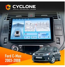 Штатна магнітола Ford C-Max 2003-2008 Cyclone C9-012 4x64 DSP 4G