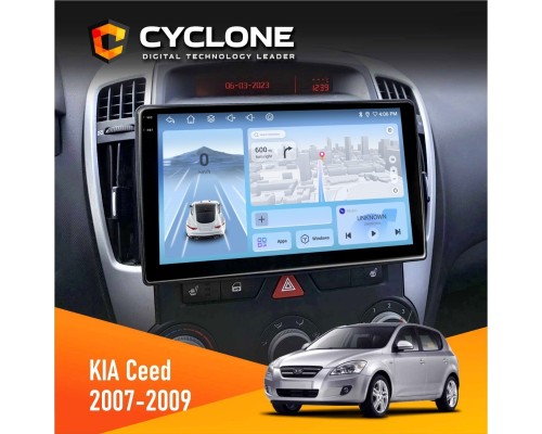 Штатна магнітола KIA Ceed 2007-2009 Cyclone C9-012 4x64 DSP 4G 