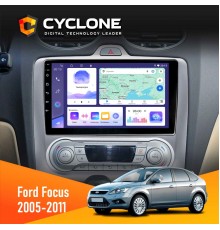 Штатна магнітола Ford Focus 2 2005-2011 Black Climate Cyclone C9-011 4x64, DSP
