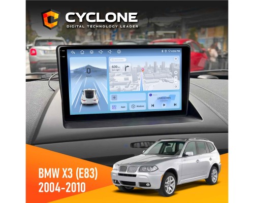Штатна магнітола BMW X3 (E83) 2004-2010 Cyclone C9-012 4x64 DSP 4G 