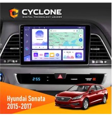 Штатна магнітола Hyundai Sonata 2015-2017 CAN Cyclone C9-011 4x64, DSP