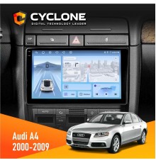 Штатна магнітола Audi A4 2000-2009 Cyclone C9-012 4x64 DSP 4G