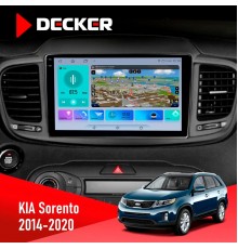 Штатна магнітола KIA Sorento 2014-2020 Decker D10-009 4x64, DSP, 4G, 2k