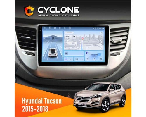Штатна магнітола Hyundai Tucson 3 2015-2018 Cyclone C9-012 4x64 DSP 4G 