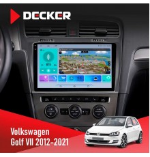 Штатна магнітола Volkswagen Golf 2012-2021 Silver Decker D10-009 4x64, DSP, 4G, 2k