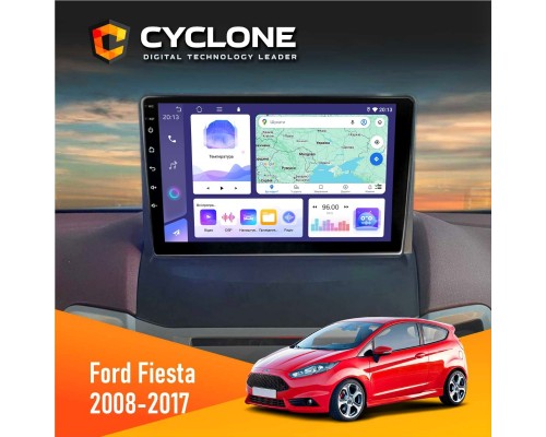 Штатна магнітола Ford Fiesta 2008-2017 Cyclone C9-011 4x64, DSP 