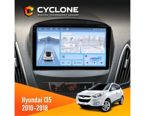 Штатна магнітола Hyundai ix35 2010-2018 Cyclone C9-012 4x64 DSP 4G 