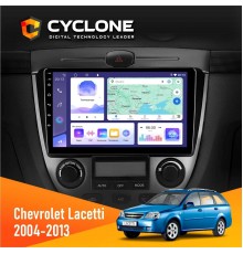 Штатна магнітола Chevrolet Lacetti 2004-2013 Climate Cyclone C9-011 4x64, DSP