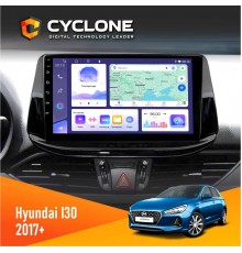 Штатна магнітола Hyundai i30 2017 Cyclone C9-011 4x64, DSP