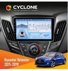 Штатна магнітола Hyundai Veloster 2011-2019 Cyclone C9-012 4x64 DSP 4G