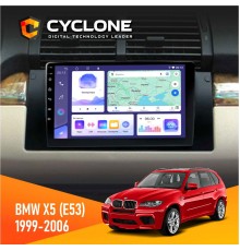 Штатна магнітола BMW X5 (E53) 1999-2006 Cyclone C9-011 4x64, DSP