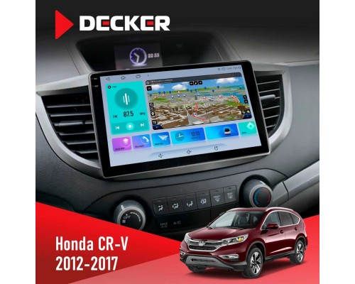 Штатна магнітола Honda CR-V 2012-2017 Decker D10-009 4x64, DSP, 4G, 2k 
