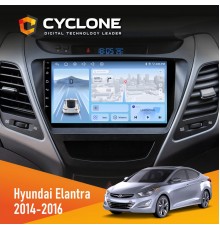 Штатна магнітола Hyundai Elantra 2014-2016 Cyclone C9-012 4x64 DSP 4G