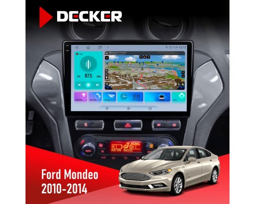 Штатна магнітола Ford Mondeo 2010-2014 Climate Decker D10-009 4x64, DSP, 4G, 2k 