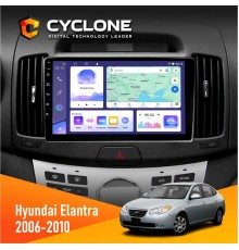 Штатна магнітола Hyundai Elantra 2006-2010 Cyclone C9-011 4x64, DSP