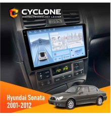 Штатна магнітола Hyundai Sonata (EF) 2001-2012 Cyclone C9-012 4x64 DSP 4G