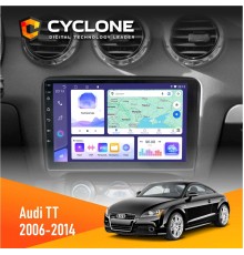Штатна магнітола Audi TT 2006-2014 Cyclone C9-011 4x64, DSP