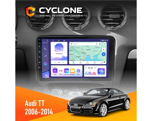 Штатна магнітола Audi TT 2006-2014 Cyclone C9-011 4x64, DSP 