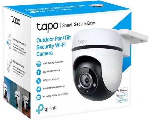 Зовнішня IP камера TP-Link Tapo C500 (1080p Full HD, 360°/130° View Range, H.264, IP65) 
