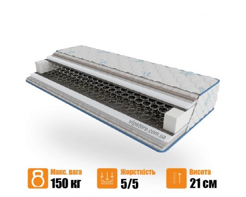 Ортопедичний матрац Sleep&Fly SF STANDART PLUS - 70х190 — EMM (Україна)