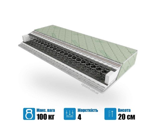 Ортопедичний матрац ComFort COMFORT зима-літо - 120х190 — EMM (Україна)