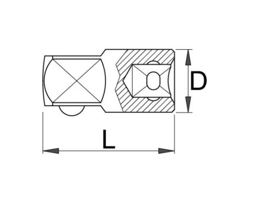 Перехідник UNIOR 1/2" (197.7/1)