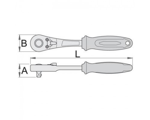 Рукоятка реверсивна UNIOR 3/8" (238.1/1ABI)