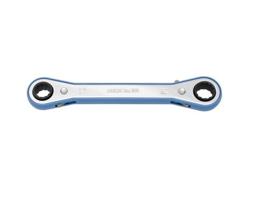 Ключ накидний з тріскачкою UNIOR 1/2" x 9/16" (165)