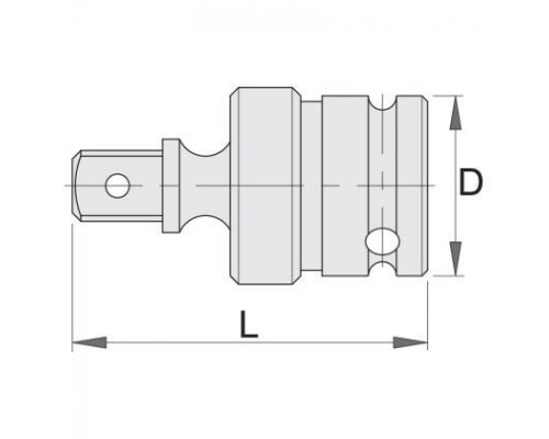 Шарнір карданний ударний UNIOR 1/2" (231.6/4)