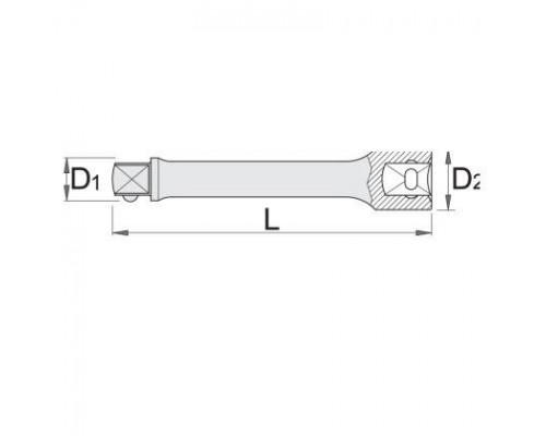 Подовжувач UNIOR 1/4" (188.4/2)