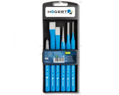 Набір зубил 6 шт. HOEGERT 6 (HT3B710)